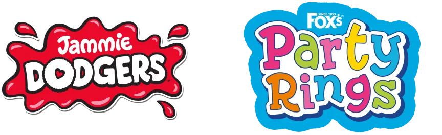 Logo Jammie Dodgers & FOX Party rings