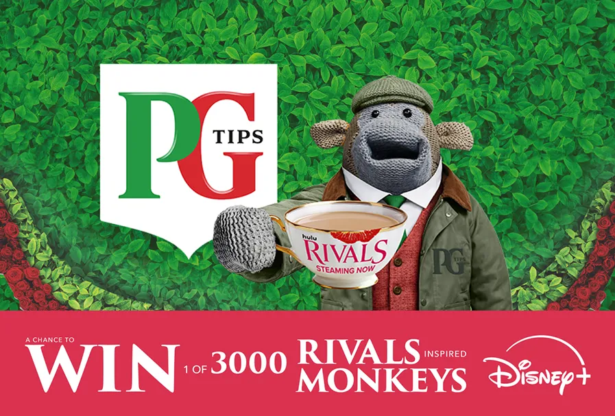 PG Tips Rivals - a chance to win big 1 of 3000 rivals monkeys