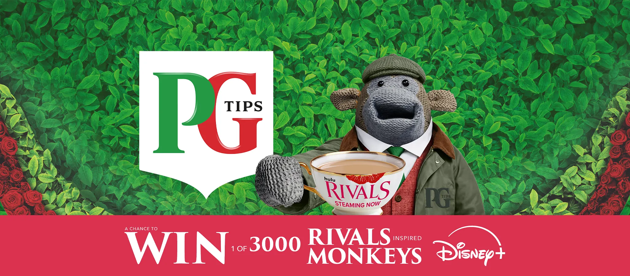 PG Tips Rivals - a chance to win big 1 of 3000 rivals monkeys