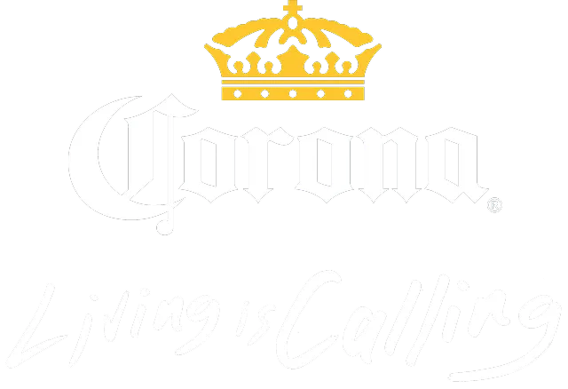 Corona logo - Living is calling