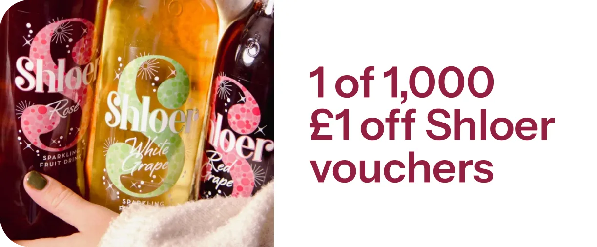 1 of 1000 Shloer vouchers